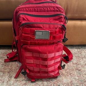 Red Tactical Backpack